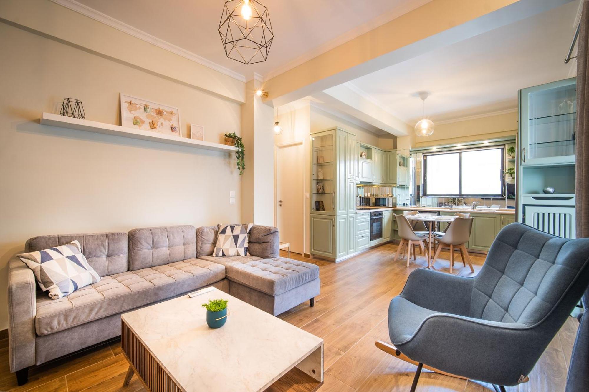 Apartmán Μκ Αpartment 2Υδ - Nikea Metro Pireus Exteriér fotografie